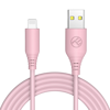 TELLUR Silicone, Kábel, USB/Lightning, 1m, pink