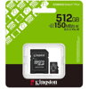 KINGSTON Micro SDXC CANVAS Select Plus 512GB+Adaptér