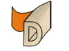 Tesnenie sam. D biele 6m