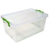 Box plastový, transparentný, objem 27l, STRONG