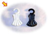 Štipec ROMANTIK PVC biely 100 )