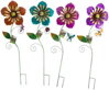 Dekorácia zapichovacia kvet 28x3x89cm s hmyzom mix xxx WW