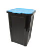 Kôš na odpad UH 44l na recykláciu  čierno/modrý "Cover Line" TONTARELLI