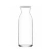 Fľaša-karafa 700ml FONTE so silikónovým vekom, sklo číre