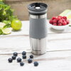 Hrnček termo nerezový 400 ml mix sivý/modrý