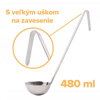 Naberačka kuchynská nerez 480 ml/13 cm, dĺžka 37cm   WW
