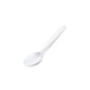 Lyžička (PP) na viacnásobné použitie biela 13cm, 50ks