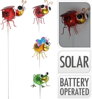Dekorácia zapichovacia hmyz solar 60 cm mix