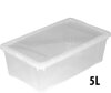 Box úložný transparentný s vekom 33x20x11cm
