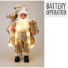 Postavička Santa LED 60 cm zlatý