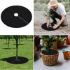 Textília netkaná proti burine kruh o52cm GARDENKUS čierna