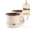 Hrnček 8cm/0,35L dekor Linea