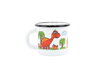 Hrnček smalt 7cm/0,25l dino