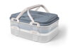 Dóza na potraviny/box UH 40x30x18cm PIKNIK 2 poschodová s úchytmi SKVELER