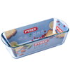 Forma na biskupský a kráľovský chlebík, 31x12x8cm, 1,7L, sklo číre PYREX