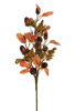 Ozdoba zapichovacia konár žaluď, lístie, zel/oranž. 46cm