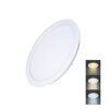 Solight LED mini panel CCT, podhľadový, 12W, 900lm, 3000K, 4000K, 6000K, okrúhly