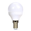 Solight LED žiarovka, miniglobe, 6W, E14, 4000K, 510lm, biele prevedenie