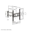 SBOX Revolving wall mount ultra thin TV PLB-3644