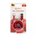 SBOX USB-TYPEC-15R Kábel USB 2.0/TypeC 1,5m čer