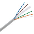 KELine Kábel UTP (U/UTP) 4x2x0,54, drôt, Category 6, 400 MHz, Euroclass Eca, 305m v krabici