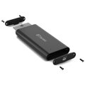 FANTEC NVMe31 M.2 black USB 3.1 Gen2 Typ-C