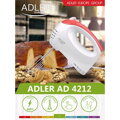 ADLER AD 4212, Kuchynský mixér/šľahač