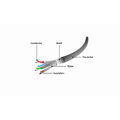 PATCH KABEL S/FTP cat.6a LSZH 0.5m gray