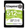 KINGSTON SDXC Canvas Select Plus 512GB 100MB/s UHS
