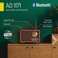 ADLER AD 1171, FM Rádio v RETRO štýle s Bluetooth