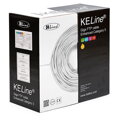 KELine Kábel FTP (F/UTP) 4x2xAWG24, drôt, Category 5E, 300 MHz, LSOH, Euroclass Dca - s2, d1, a1, 305 m v krabici