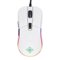 DELTACO GAM-085-W GAMING, Myš, USB, biela