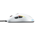 DELTACO GAM-085-W GAMING, Myš, USB, biela