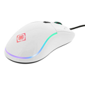 DELTACO GAM-085-W GAMING, Myš, USB, biela