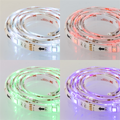 DELTACO GAM-114, LED Pásik, 2x 50cm, RGB