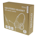 DELTACO Office USB Stereo Headset, Teams/Webex