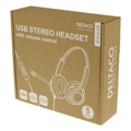 DELTACO Office USB Stereo Headset, Teams/Webex