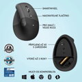 LOGITECH LIFT Vertical ERGONOMIC, Bezdrôtová myš G
