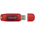 INTENSO Rainbow Line, 128GB, USB 2.0, Red