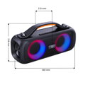 MANTA SPK216, Bluetooth reproduktor, blk
