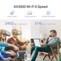TP-Link RE705X, AX3000 Mesh WiFi 6 Extender