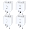 WOOX R6113-4PACK, Smart Plug 16A WiFi, Schuko, 4ks