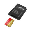 SanDisk Extreme Micro SDXC 128GB 190MB/s A2 C10 V30 UHS-I U3 + Adaptér (SDSQXAA-128G-GN6MA)