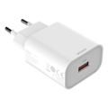 DELTACO USB-AC182, 1x USB A, Nabíjačka, biela