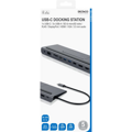 DELTACO USBC-DOCK2, Dokovacia stanica USB-C 8v1