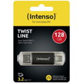 INTENSO Twist Line, USB-C/USB-A, USB Kľúč, 128GB