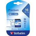 VERBATIM Premium SDHC 16GB UHS-I V10 U1