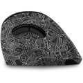 CONNECT IT Gloss BLACK DOODLE, Ergonomická myš