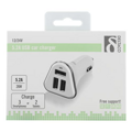 DELTACO USB-CAR102, Autonabíjačka 3x USB 2.0, bi