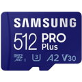 SAMSUNG Micro SDXC PRO+ 512GB (2023) + USB adaptér (MB-MD512SB/WW)
